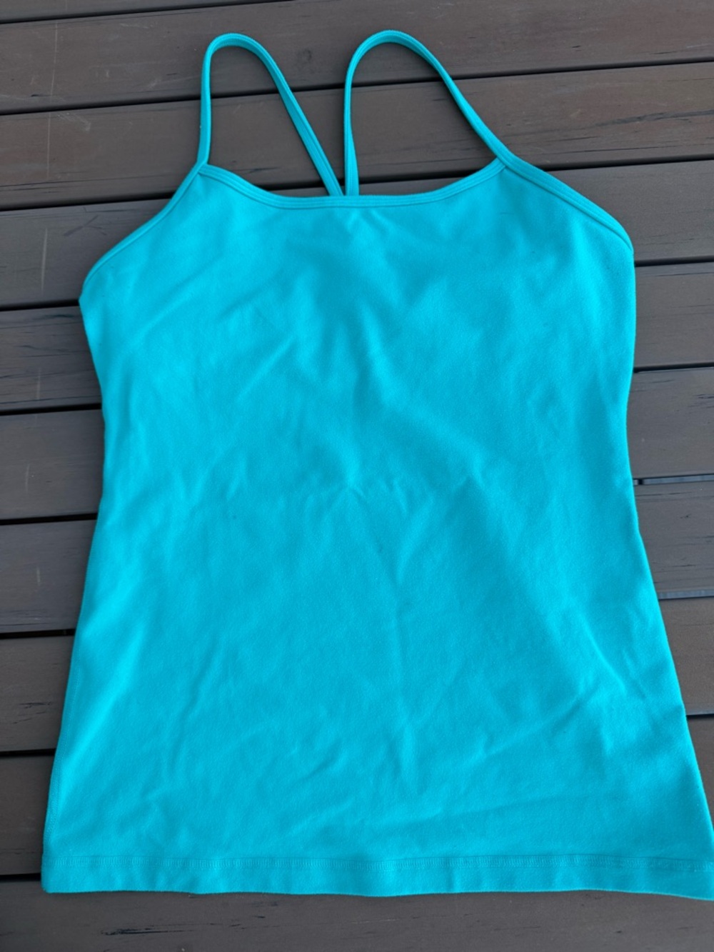 lululemon athletica Teal Strappy Tank Top